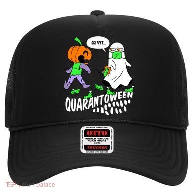 Halloween Funny Quarantoween 6 Feet Pumpkin Ghost Hat
