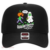 Halloween Funny Quarantoween 6 Feet Pumpkin Ghost Hat thumb 0