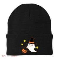 Halloween Ghost Kawaii Trick or Treating Pumpkin Beanie thumb 0