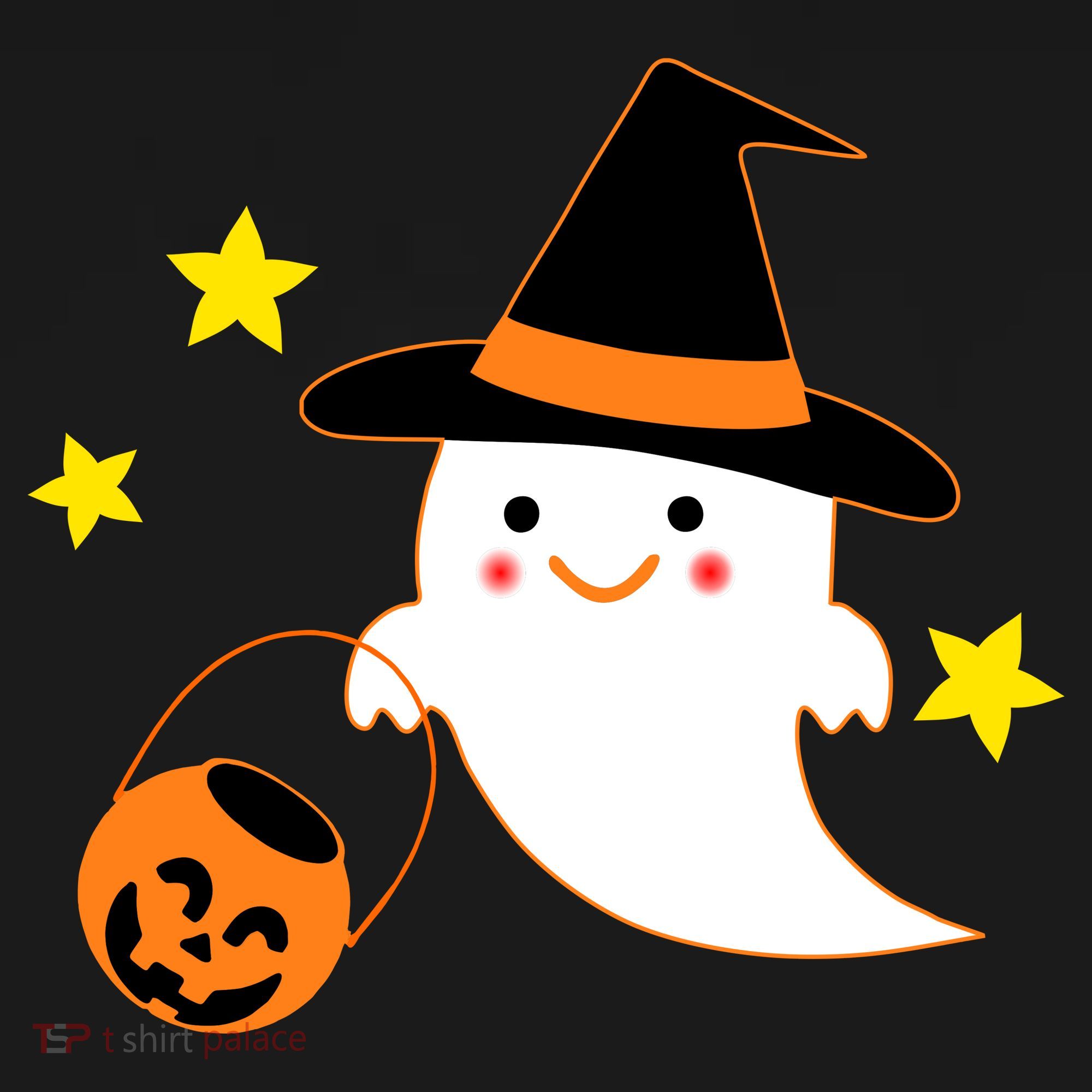 Halloween Ghost Kawaii Trick or Treating Pumpkin Baby Bodysuit