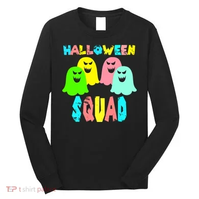 Halloween Ghost Squad Long Sleeve Shirt