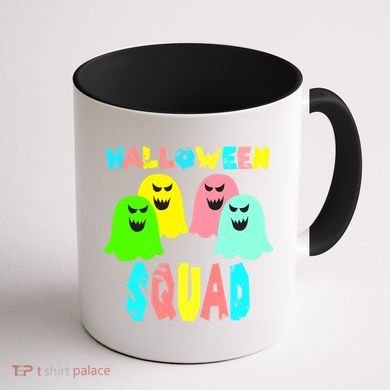 Halloween Ghost Squad Coffee Mug back