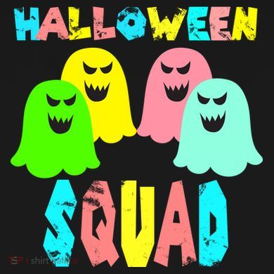 Halloween Ghost Squad Youth Performance Sprint T-Shirt