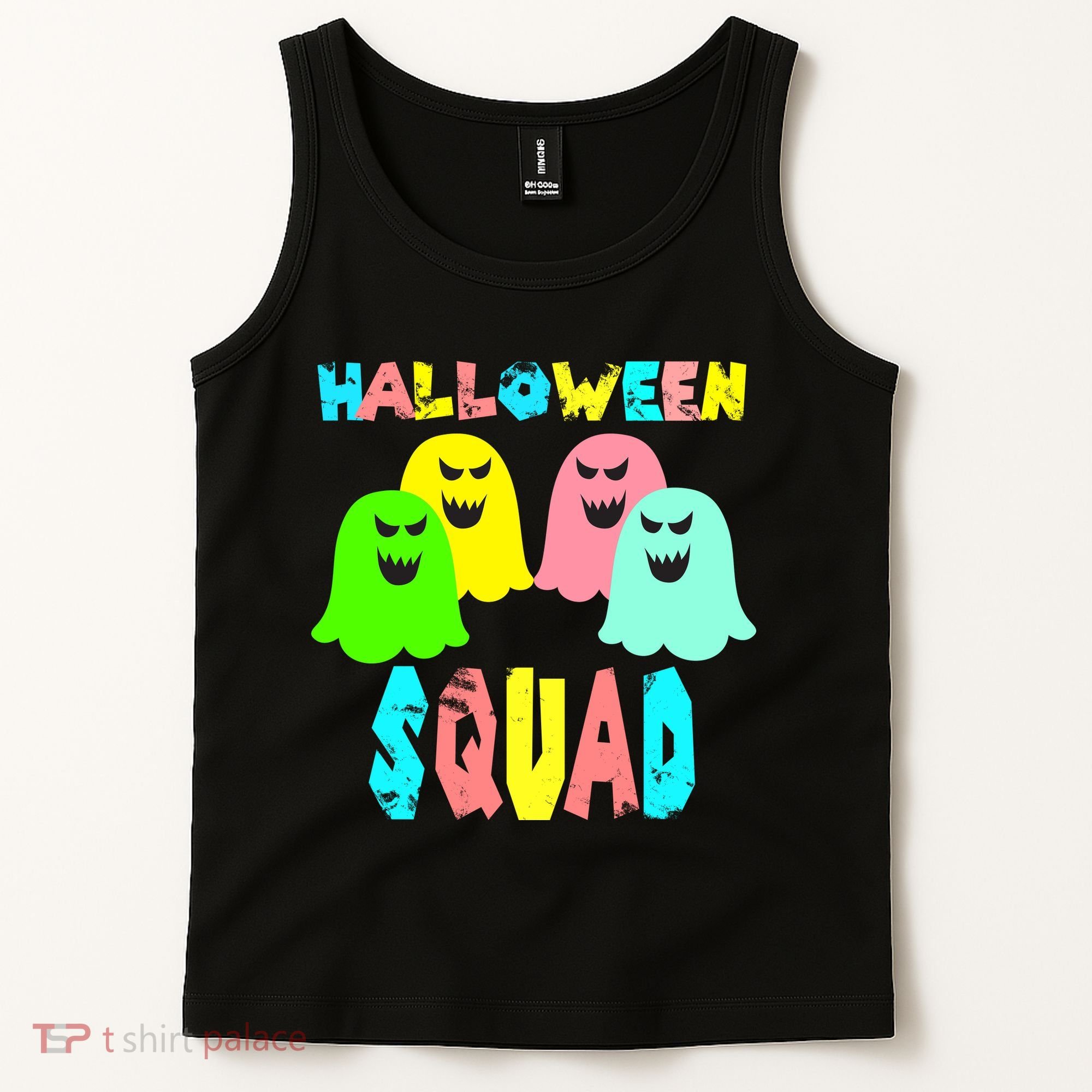 Halloween Ghost Squad Tank Top