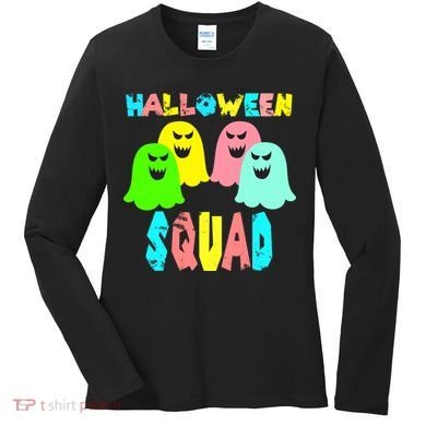 Halloween Ghost Squad Women's Long Sleeve Shirt