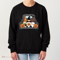 Halloween Gnomes In Truck Women's Sweatshirt thumb 0