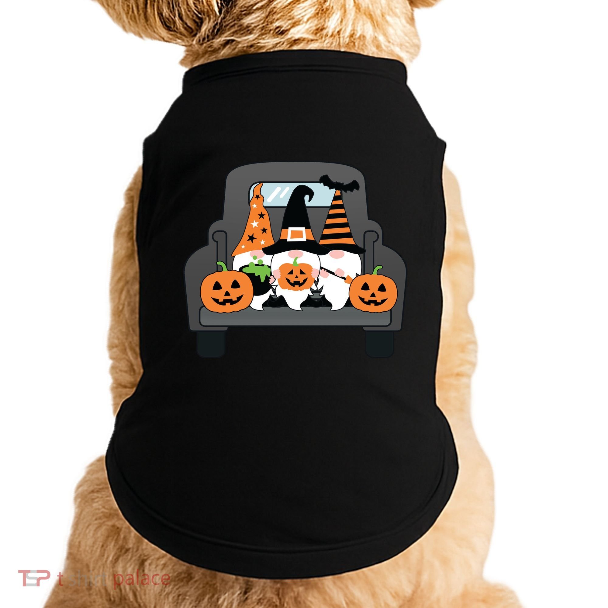 Halloween Gnomes In Truck Doggie Tank
