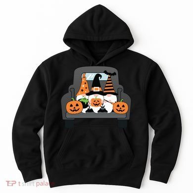 Halloween Gnomes In Truck Hoodie