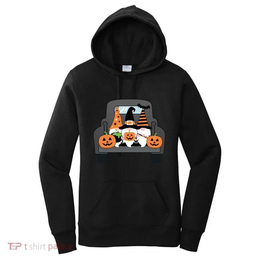 Halloween Gnomes In Truck Women's Hoodie