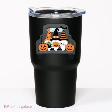 Halloween Gnomes In Truck Tumbler