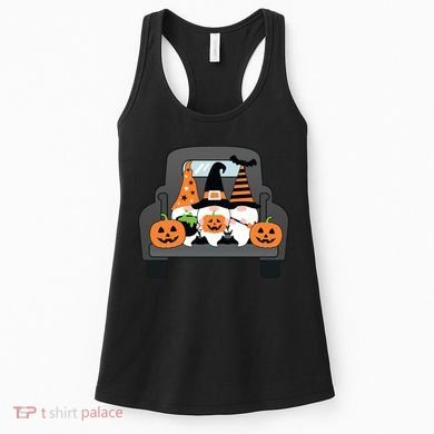 Halloween Gnomes In Truck Women's Tank Top