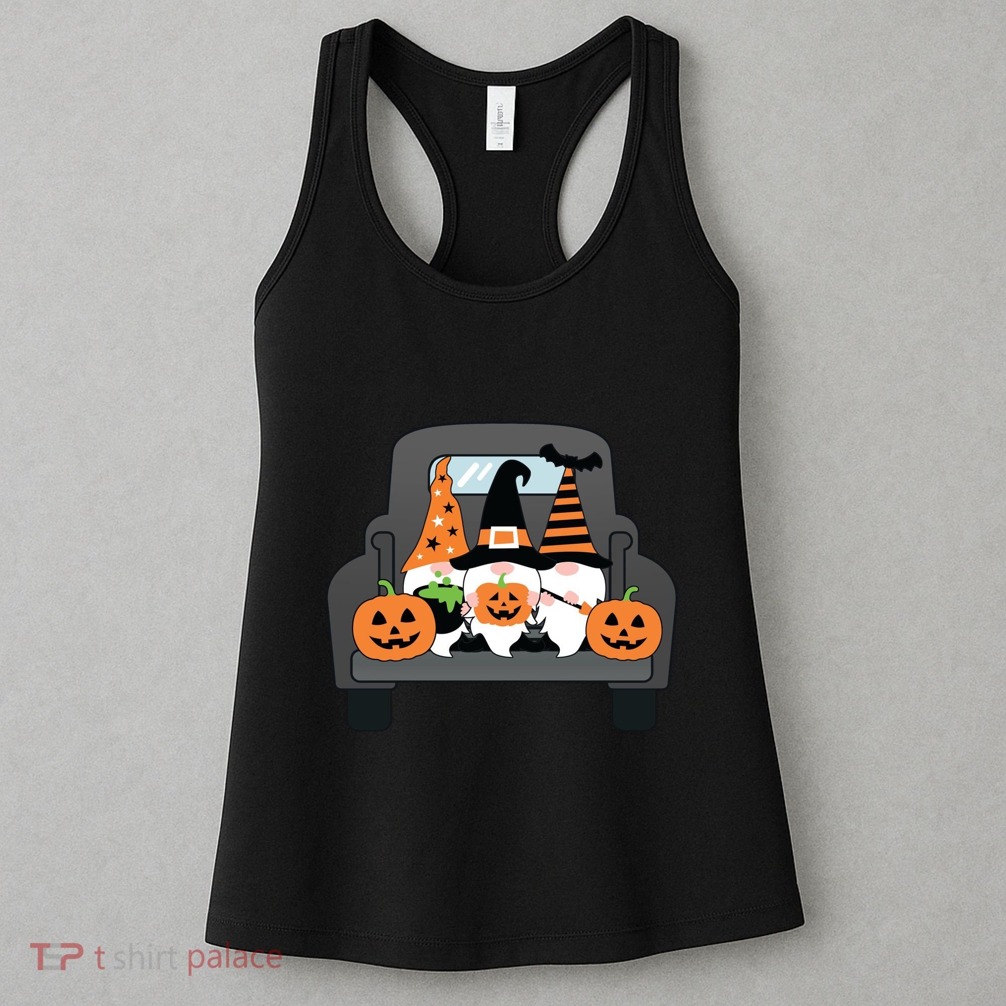 Halloween Gnomes In Truck Women's Tank Top