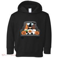 Halloween Gnomes In Truck Toddler Hoodie thumb 0