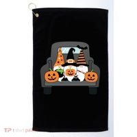 Halloween Gnomes In Truck Golf Towel thumb 0