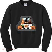 Halloween Gnomes In Truck Kids Sweatshirt thumb 0