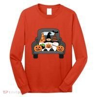 Halloween Gnomes In Truck Long Sleeve Shirt thumb 0