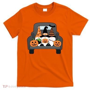 Halloween Gnomes In Truck T-Shirt