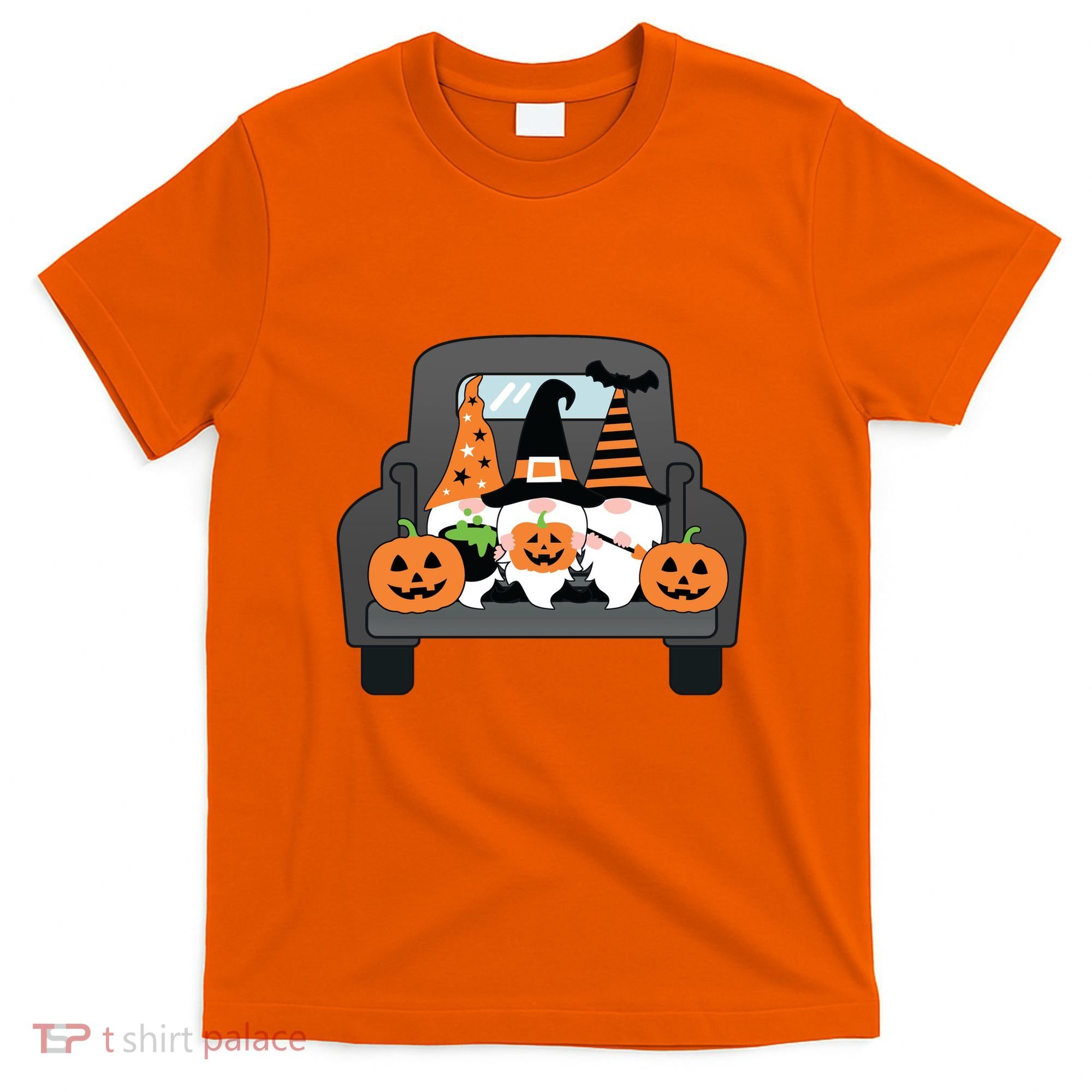 Halloween Gnomes In Truck T-Shirt