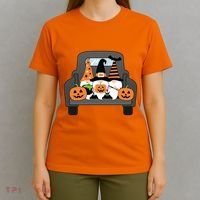Halloween Gnomes In Truck T-Shirt thumb 4