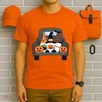 Halloween Gnomes In Truck T-Shirt thumb 6