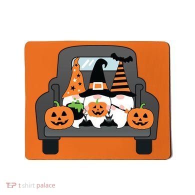 Halloween Gnomes In Truck Mousepad