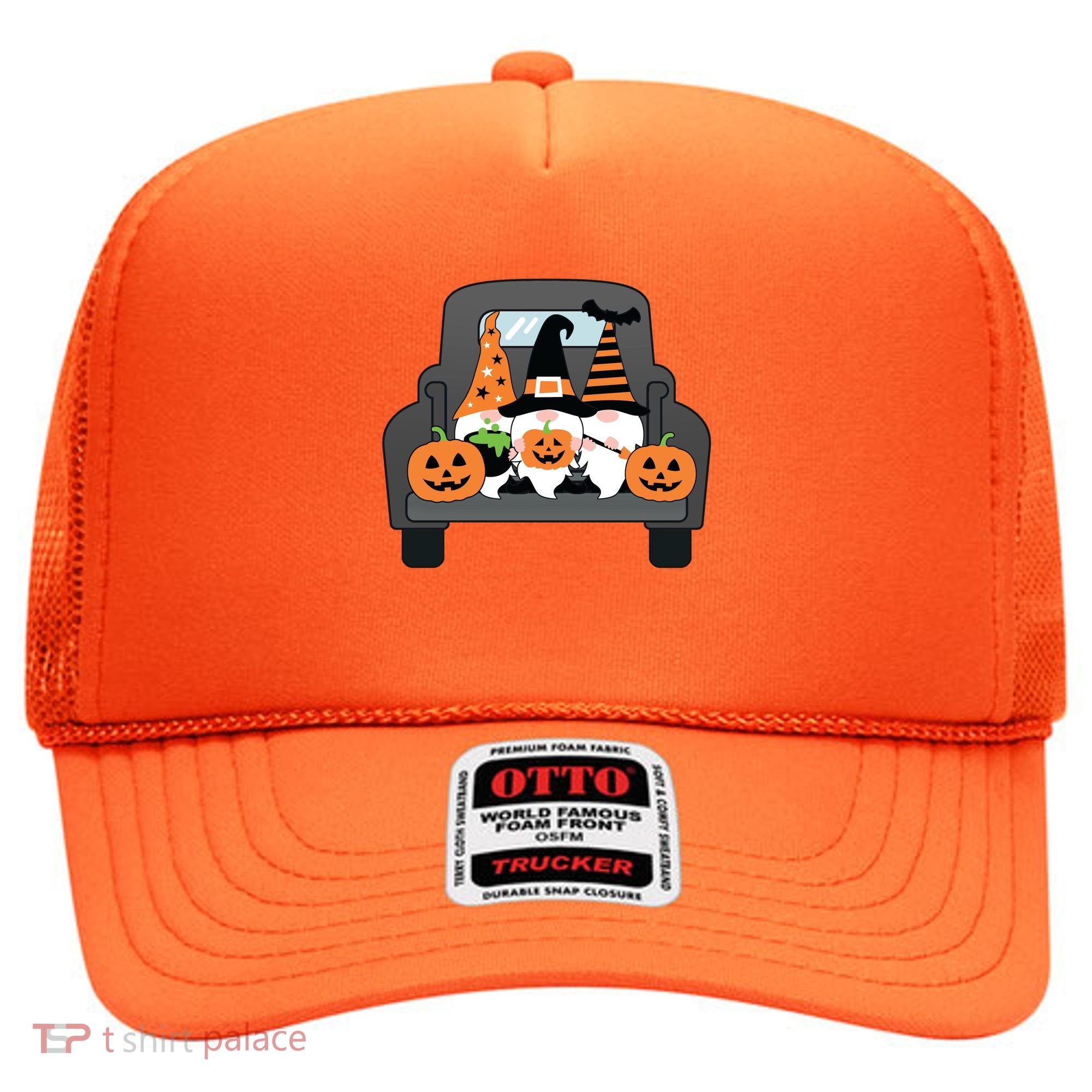 Halloween Gnomes In Truck Hat