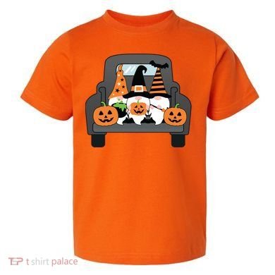Halloween Gnomes In Truck Toddler T-Shirt