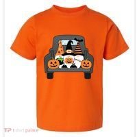Halloween Gnomes In Truck Toddler T-Shirt thumb 0