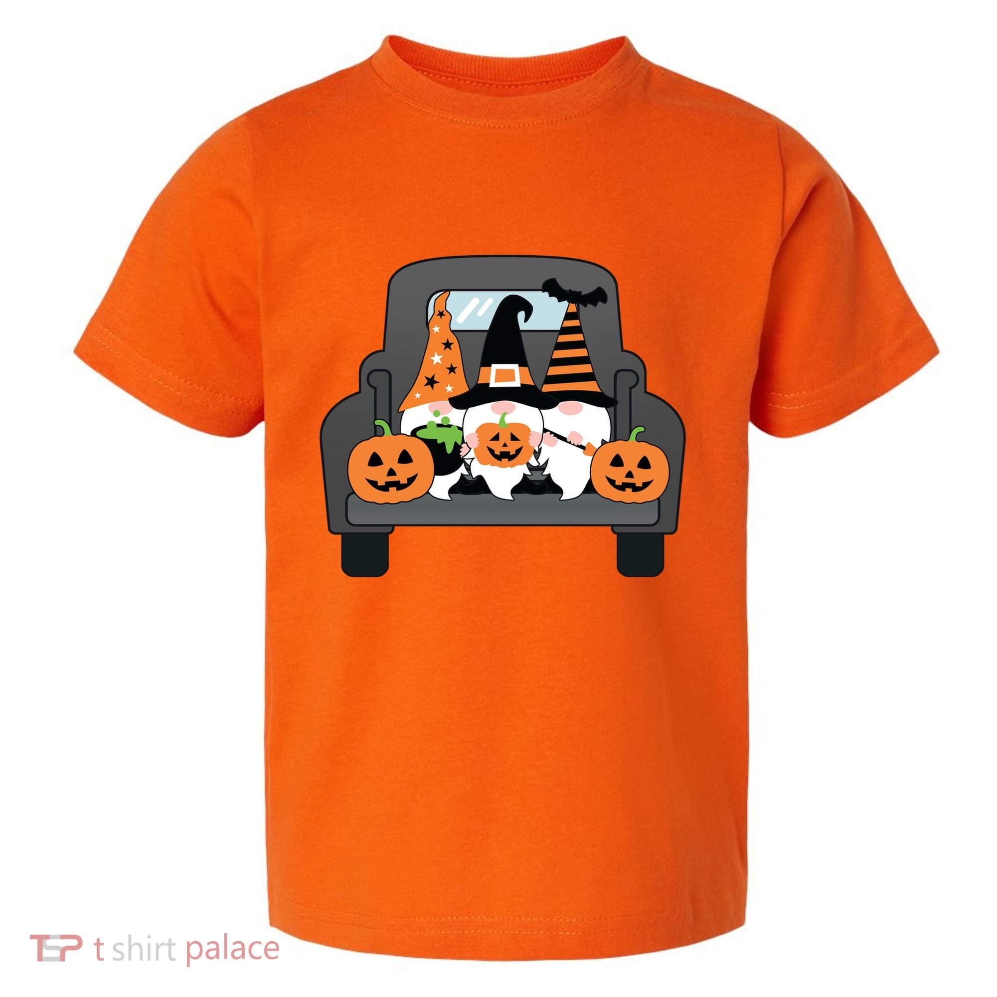 Halloween Gnomes In Truck Toddler T-Shirt