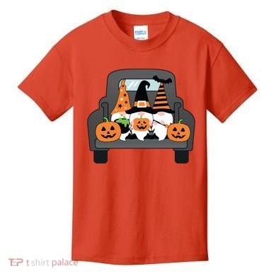 Halloween Gnomes In Truck Kids T-Shirt