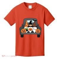 Halloween Gnomes In Truck Kids T-Shirt thumb 0