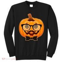 Halloween Hipster Pumpkin Sweatshirt thumb 0