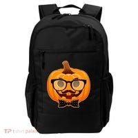 Halloween Hipster Pumpkin Backpack thumb 0
