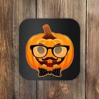 Halloween Hipster Pumpkin Coaster thumb 0