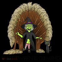 Halloween Is Coming Witch Brooms Throne Coffee Mug thumb 5