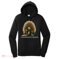 Halloween Is Coming Witch Brooms Throne Women's Hoodie thumb 0