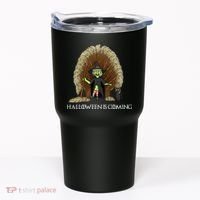 Halloween Is Coming Witch Brooms Throne Tumbler thumb 0