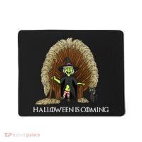 Halloween Is Coming Witch Brooms Throne Mousepad thumb 0