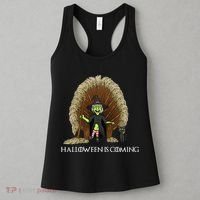 Halloween Is Coming Witch Brooms Throne Women's Tank Top thumb 3