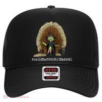 Halloween Is Coming Witch Brooms Throne Hat thumb 0