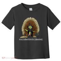 Halloween Is Coming Witch Brooms Throne Toddler T-Shirt thumb 0