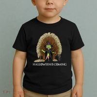 Halloween Is Coming Witch Brooms Throne Toddler T-Shirt thumb 2