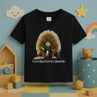 Halloween Is Coming Witch Brooms Throne Toddler T-Shirt thumb 3