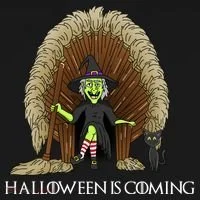 Halloween Is Coming Witch Brooms Throne Women's T-Shirt thumb 6