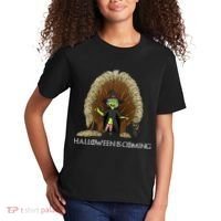 Halloween Is Coming Witch Brooms Throne Kids T-Shirt thumb 2