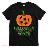 Halloween Is More Fun With Soccer T-Shirt thumb 0