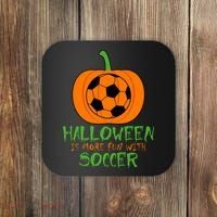 Halloween Is More Fun With Soccer Coaster thumb 0