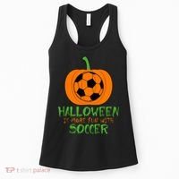 Halloween Is More Fun With Soccer Women's Tank Top thumb 0