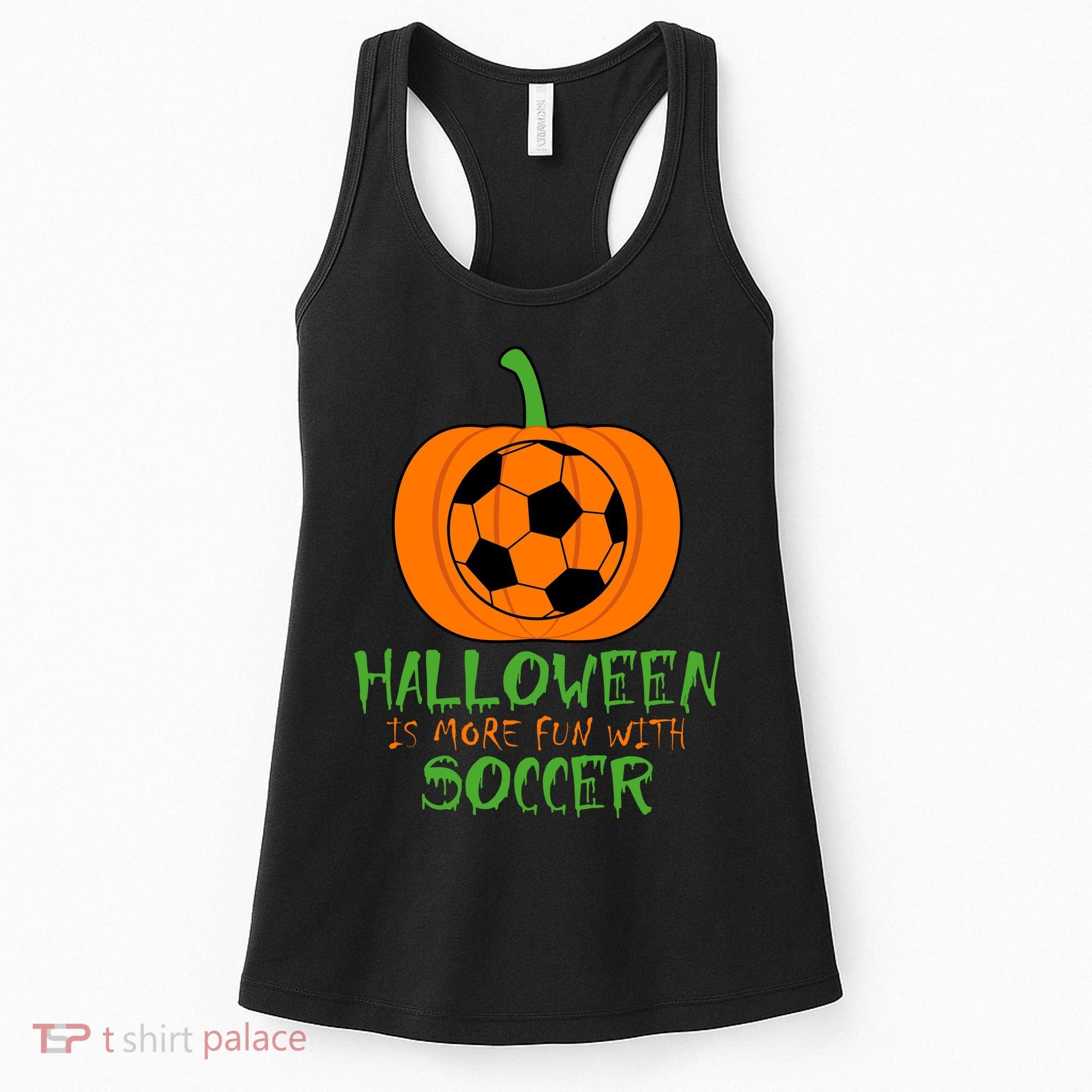 Halloween Is More Fun With Soccer Women's Tank Top