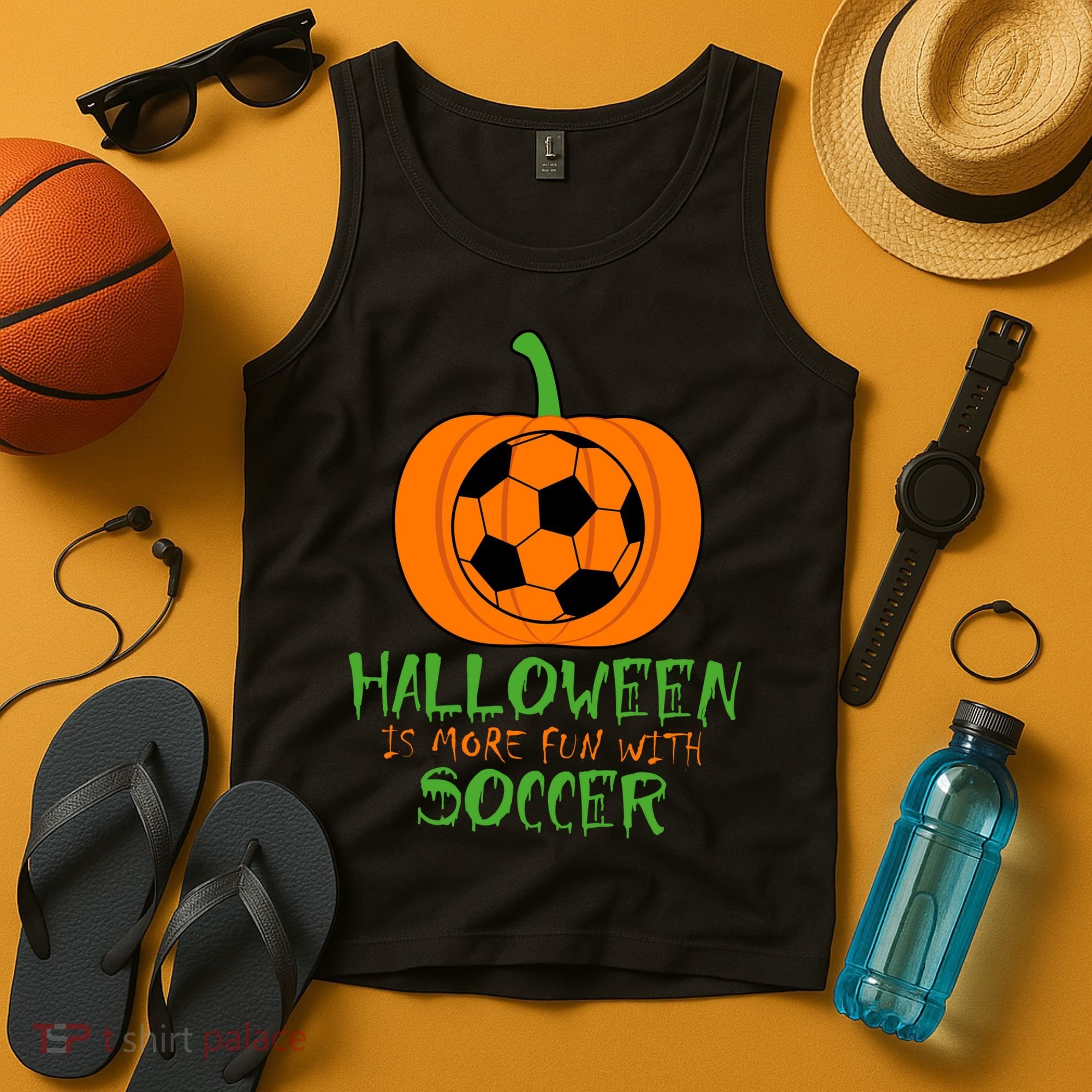 Halloween Is More Fun With Soccer Tank Top